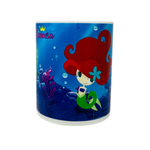 Caneca de Plástico Princesa 350ml