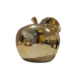 Fruta Decorativa Maçã De Cerâmica Enfeite Decoração Sala Cozinha 10cm X 9,5cm