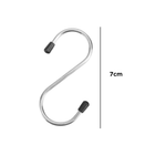 Gancho S Kit com 5 Metal Aço Inoxidável e PVC Multiuso Barra Cozinha Armárioc Área De Serviço 7cm