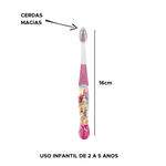 Escova De Dente Com Capa Protetora Infantil Das Princesas Para Meninas Kids Criança Cerdas Macias