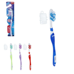 Escova De Dente Com Capa Protetora Oral Z 360° Adulto Média Macia