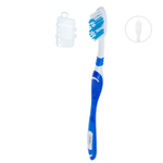 Escova De Dente Com Capa Protetora Oral Z 360° Adulto Média Macia