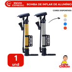 Bomba Para Encher Bola Pneu Bicicleta Bike Balão Piscina De Alumínio Resistente Bomba De Inflar