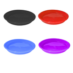 Forma Redonda Rasa Em Silicone Assadeira Para Torta Forminha Para Assar Antiaderente Suporta até 220° 3cm x 25cm