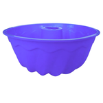 Forma Vazada Funda Em Silicone Redonda Para Bolo Pudim Torta Gelatina Dobrável Suporta até 220°