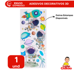 Adesivo Decorativo 3D De Parede PVC Papel Infantil 40cm x 30cm Resistente