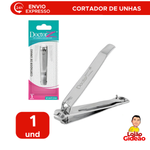 Cortador De Unhas Jumbo Com Lixa Aço Inox Manicure Reforçado
