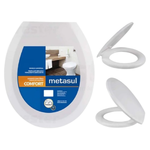 Assento Sanitário Soft Metasul Modelo Universal Tampa Oval