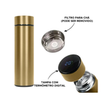 Garrafa Térmica com Sensor de temperatura digital 500ml