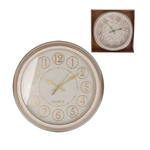 Relógio de Parede Alumínio Vidro Luxury 35cm