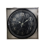 Relógio de Parede Alumínio Vidro Luxury 35cm