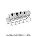 Porta temperos 6 Peças base Horizontal