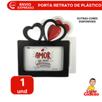 Porta Retrato Corações Horizontal 10cm x 15cm
