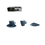 Jogo de 6 Xicaras de Café com Pires cerâmica 120ml