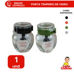 Porta Temperos e Condimento de Vidro 210ml