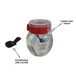 Porta Temperos e Condimento de Vidro 210ml