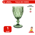 Taça de Vidro Diamond 245ml