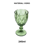 Taça de Vidro Diamond 245ml