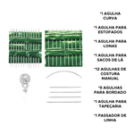Kit De Agulha de Costura Manual 27 Peças Metal