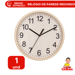 Relógio de Parede Redondo PP Dourado 25cm