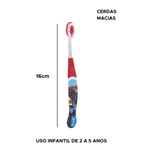 Escova De Dente Com Capa Protetora Carros Com Cerdas Macias Para Meninos kids Crianças Infantil
