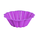 Forma Funda Redonda De Silicone Pudim Bolo Gelatina Torta Molde Antiaderente Fácil De Desenformar Pode Ir No Forno