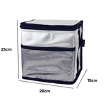 Bolsa Lancheira Térmica Yepp Sacola Transversal Isolante Grande Portátil Dobrável Impermeável 10Litros