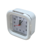 Relógio Despertador Quadrado Relógio De Cabeceira Mesa Bateria Analógico Despertador Snooze Para Casa