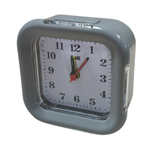 Relógio Despertador Quadrado Relógio De Cabeceira Mesa Bateria Analógico Despertador Snooze Para Casa