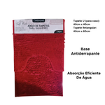 kit 2 Tapete Soft Antiderrapante para Banheiro, Sala e Quarto Aveludado