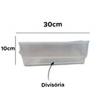 Organizado De Alimento Com Tampa De Plástico Para Geladeira Armário De Cozinha 3.000ml 13cm x 10cm x 30cm