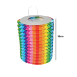 Lanterna Sanfona De Papel Para Festa Junina Decoração Enfeite Papel Origami 16cm