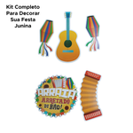 Kit Festa Junina Painel Temas Festa Junina Arraia Veste Fácil Decoração