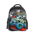 Mochila Escolar Infantil Carro 3D Reforçada Espaçosa Para Crianças