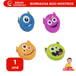 Borracha Escolar Boo Monstrinhos