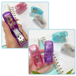 Mini Grampeador Escolar Portátil Colorido Para Escritório Artesanato