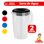 JARRA TRANSPARENTE COM TAMPA