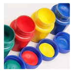 Kit Pintura a Dedo Escolar Acrilex 6 cores Artesanato Artes
