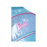 Mochila Barbie Paetês Juvenil Escolar Grande Com Alças Oficial Azul