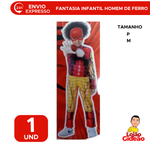Fantasia Infantil do Homem De Ferro Festa Carnaval