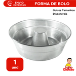 Forma De Bolo Pudim Torta Redondo De Alumínio Cozinha Profissional Gourmet Para Doces Confeiteiro