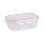 Pote Hermético Retângula Transparente Tampa Com 4 Trava 1500ml