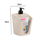 Dispenser Porta Detergente E Bucha 2x1 Detergente Suporte Porta Bucha Esponja Limpeza 610ml 12cm x 9cm x 18cm