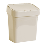 Lixeira de Pia Cesto Com Tampa Removível Plástica Basic 2,8L Banheiro Cozinha Reforçado 21cm x 18cm