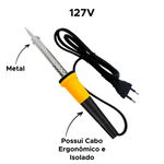 Ferro De Solda Alta Qualidade 40w Profissional 127V Circuito 22cm
