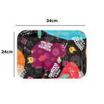 Bandeja Retangular Para Festa Junina Arraia São João Caipira Resistente 34cm x 24cm