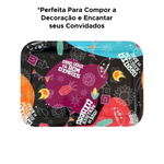 Bandeja Retangular Para Festa Junina Arraia São João Caipira Resistente 34cm x 24cm