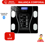 Balança Corporal Digital Bioimpedância Bluetooth até 180kg Profissional