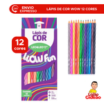LAPIS DE COR WOW REDONDO