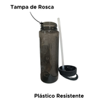 Garrafa De Água Squeeze Plástico 750ml Livre De Bpa Bico Retrátil Multiuso Sport Academia Escola